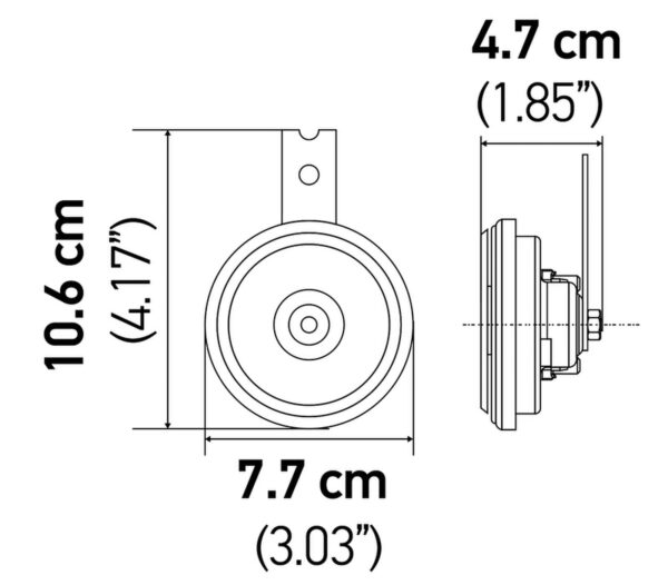 Hella 011225881 Horn - Image 2