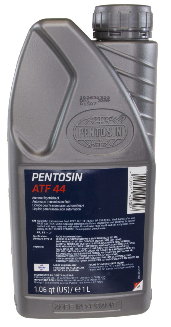 Pentosin 1058112 ATF 44 FLUID for Asian Warner Transmissions