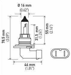 Hella 9006 Multi-Purpose Light Bulb - Image 2