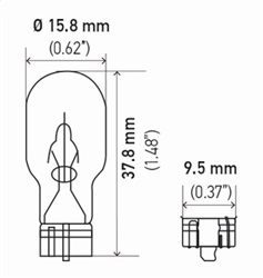 Hella 921 Turn Signal Light Bulb - Image 2