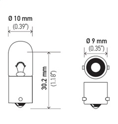 Hella 1891 Turn Signal Light Bulb - Image 2