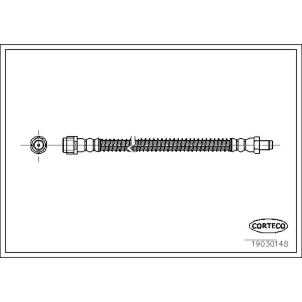 Corteco 19030148 Brake Hydraulic Hose