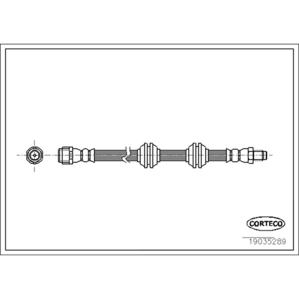 Corteco 19035289 Brake Hydraulic Hose