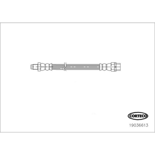 Corteco 19036613 Brake Hydraulic Hose