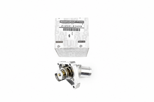 Nissan 2120031U03 Engine Coolant Thermostat & Housing Assembly