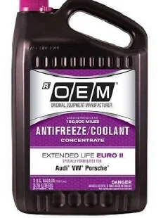 Recochem 86-314POEMVW Antifreeze + Coolant Violet European Vehicles