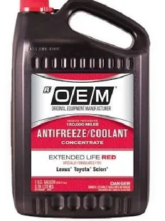 Recochem 86-374ROEM Engine Coolant Formulated For Asian Vehicles Red Concentrate