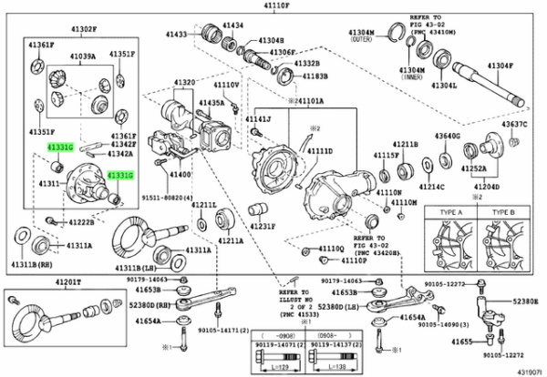 JTEKT BSM354126AJ Front Differential Needle Bearing - Image 2