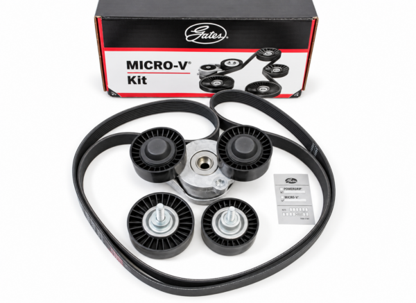 Gates K016PK1935 OEM Drive Belt Pulleys and Tensioner Kit
