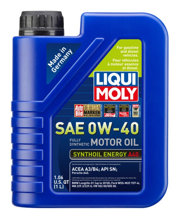 LIQUI MOLY 2049 Synthoil Energy A40 SAE 0W-40