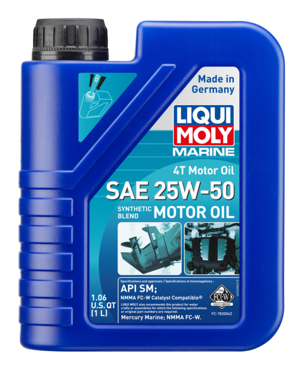 LIQUI MOLY 22508 Marine 4T Motor Oil SAE 25W-50