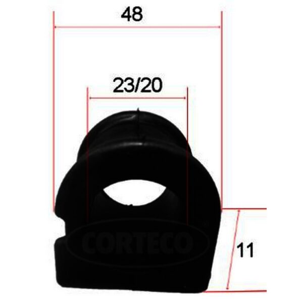 Corteco 49371588 Suspension Stabilizer Bar Bushing