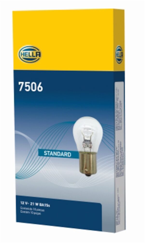 Hella 7506 HELLA Back Up Light Bulb 7506 - Image 2