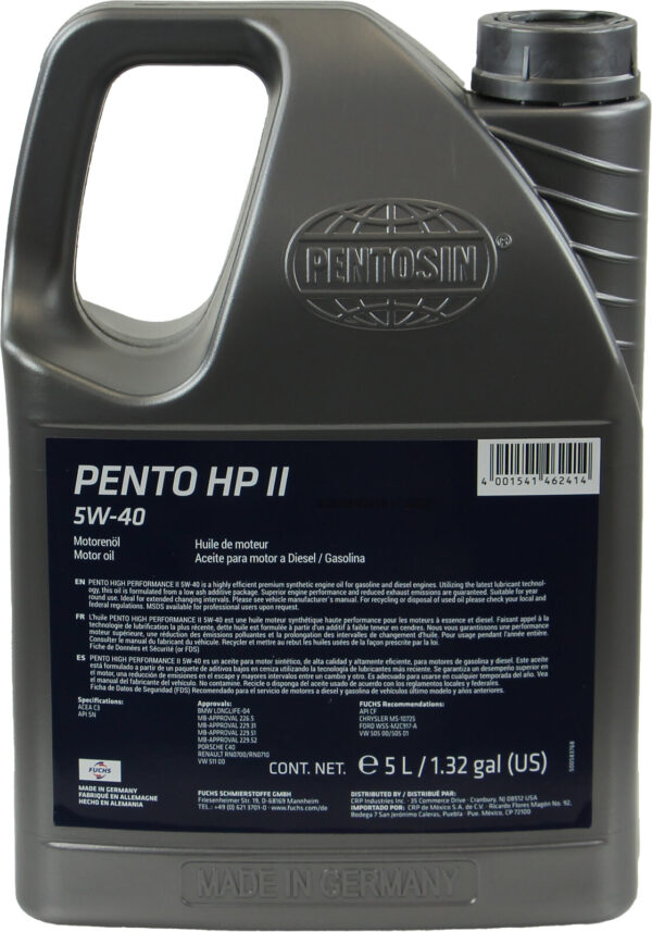 Pentosin 8042206 Pento HP II 5W-40