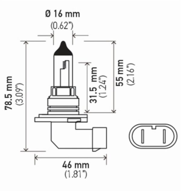 Hella 9006 HELLA Multi-Purpose Light Bulb 9006 - Image 3