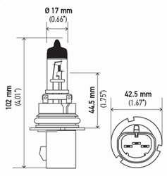 Hella 9007LL Multi-Purpose Light Bulb - Image 2