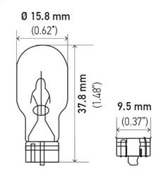 Hella 921 Turn Signal Light Bulb - Image 3