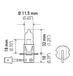 Hella H3 Turn Signal Light Bulb - Image 3
