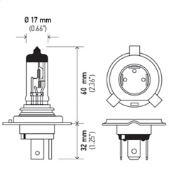 Hella H4 Turn Signal Light Bulb - Image 2
