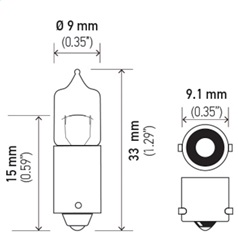 Hella H5W Turn Signal Light Bulb - Image 2