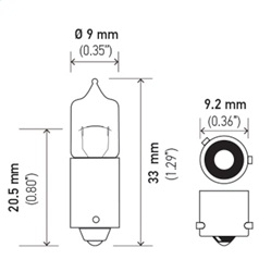 Hella H6W Trunk Light Bulb - Image 3