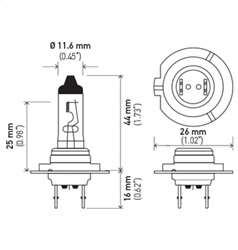 Hella H7LL Turn Signal Light Bulb - Image 2